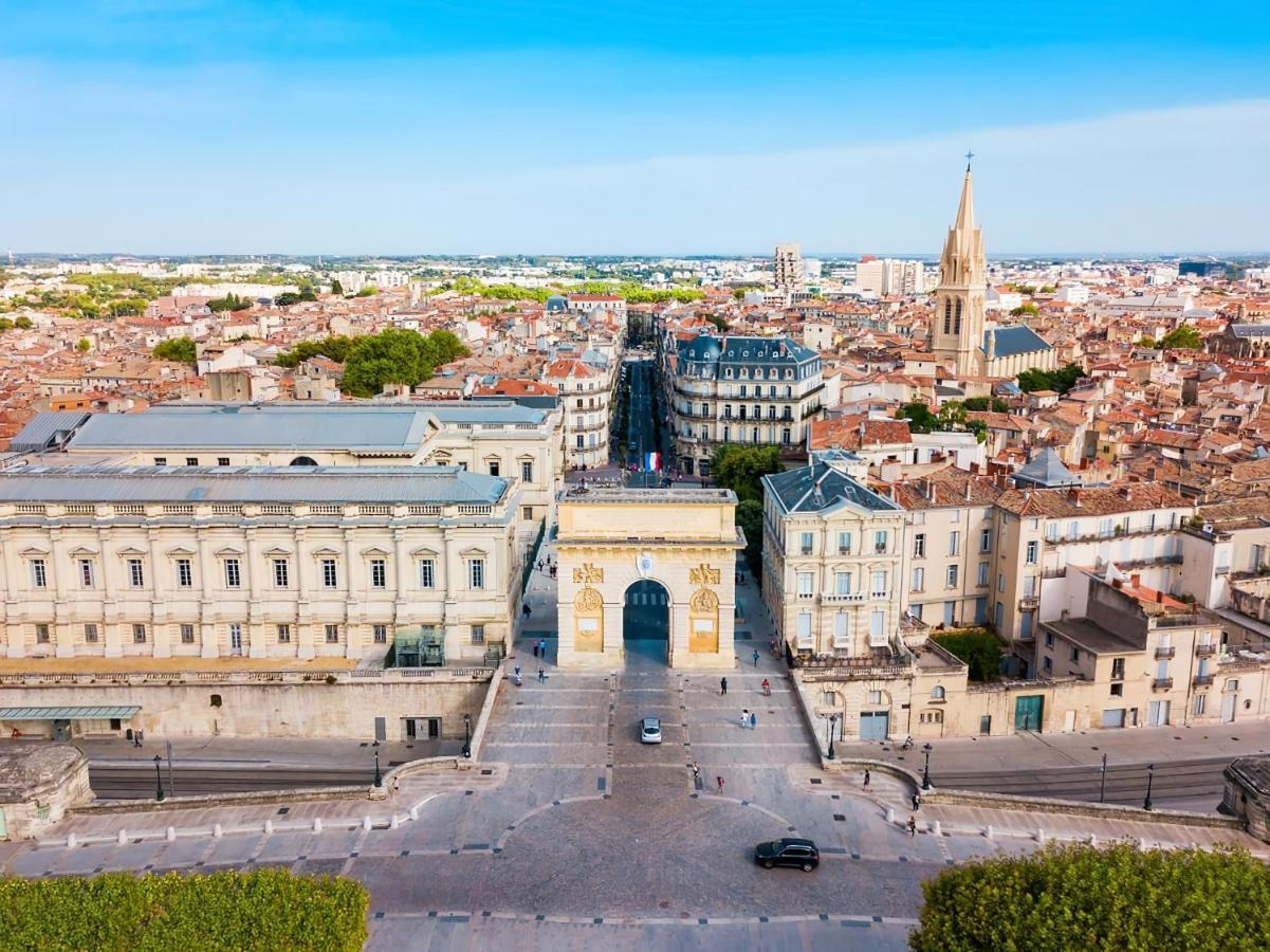 Le Havre De Paix Montpellierain - Terrasse Et Parking Prive Appartement Buitenkant foto